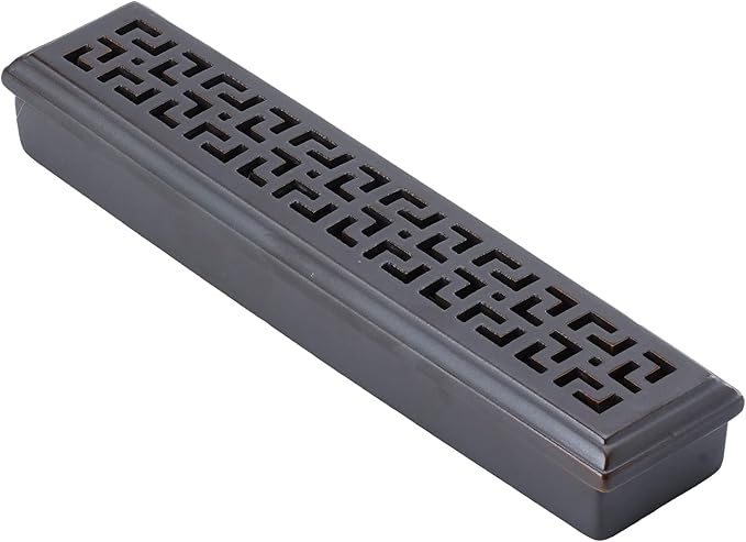 CEREMONY Incense Holder for Sticks, Ceramic Insence-Stick Holder Ash Catcher, Incense Holder Timkburner for Meditation Yoga Spa Room Incense Holder (Mesh-Brown)
