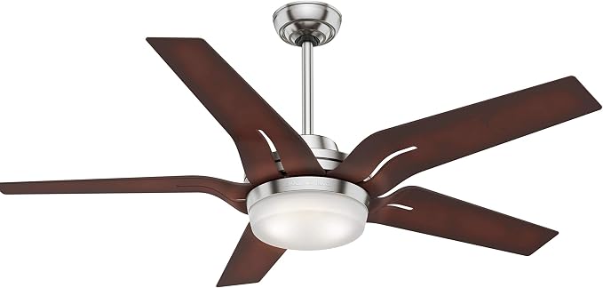 Casablanca Correne, Indoor, Ceiling Fan, Quiet, 56 inch, Brushed Nickel