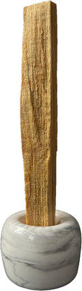 TOBOHU Gray Marble Ceramic Palo Santo Stick Holder, Palo Santo Burner Bowl
