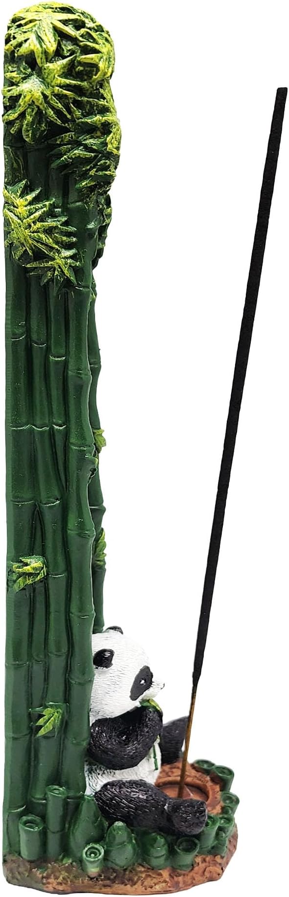 Fantasy Gifts Bamboo Panda Standing Incense Burner 10.5 Inch – Decorative Panda Incense Holder for Stick Incense, Whimsical Animal Home Décor for Meditation, Relaxation, Yoga and Aromatherapy
