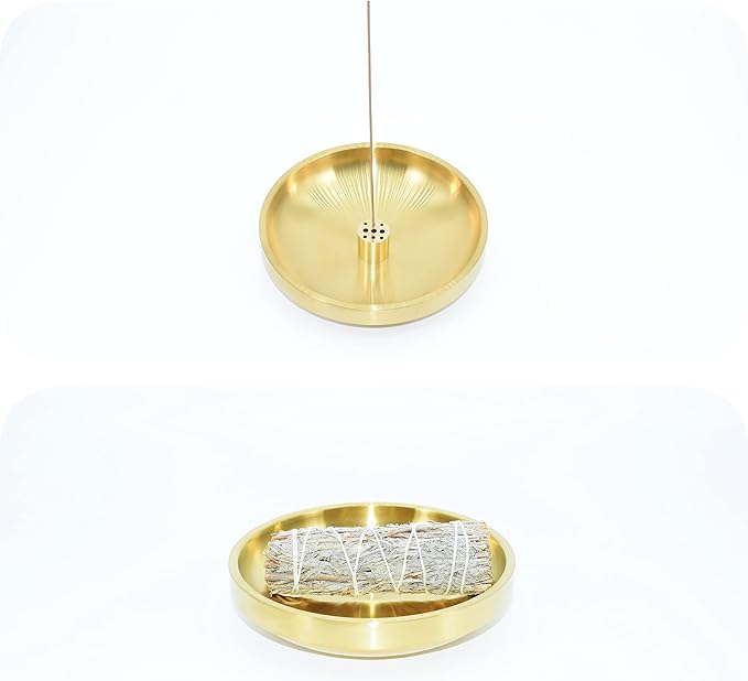 Incense Burner for Palo Santo Burning Sage Incense Holder Ash Catcher for Meditation Room Yoga