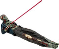 Ebros Gift Zombie Apocalypse Walking Death Undead with Impaled Ripped Chest Incense Stick Burner Holder Figurine 9.5" Long Ossuary Macabre Underworld Themed Aromatherapy Accent Sculpture