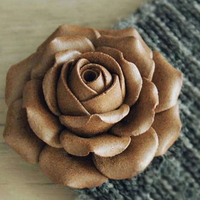 Collectible Handmade Chinese Ceramics, Mini Rose Ceramic Incense Stick Holder, Handicraft Flower Lotus Incense Burner Bowl Ash Catcher Inscent Tray for Home Decor and Gift, 2.55 Inch, Gray