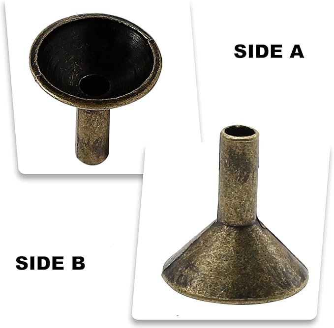 EATAKWARD 50PCS Metal Backflow Incense Sticks Holder Small Funnel Shape Incense Cone Tray Base Rack Holder Waterfall Incense Burner
