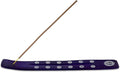 Bless-International Traditional-Handmade-Burner Wooden-Incense-Stick-Holder Ash-Catcher-Stand for-Aromatherapy-Meditation-Yoga (Heavens Blue) 10 Inches, Pack of 1