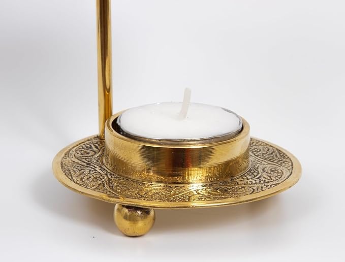 Heart-Shaped Incense Burner for Charcoal & Candles – Romantic Red Resin Holder for Home Fragrance, Aromatherapy & Gifts – Adjustable Design for Meditation & Spiritual Décor