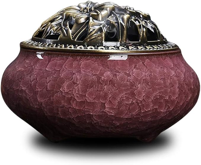Ceramic Home Decoration Incense Sticks or Cones Burner Porcelain Incense Holder