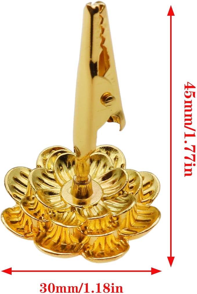 2 PCS Incense Holder Clip 45x30mm Incense Match Holder Clip Spiral Coil Incense Burner Holder with Lotus Base for Home Decoration
