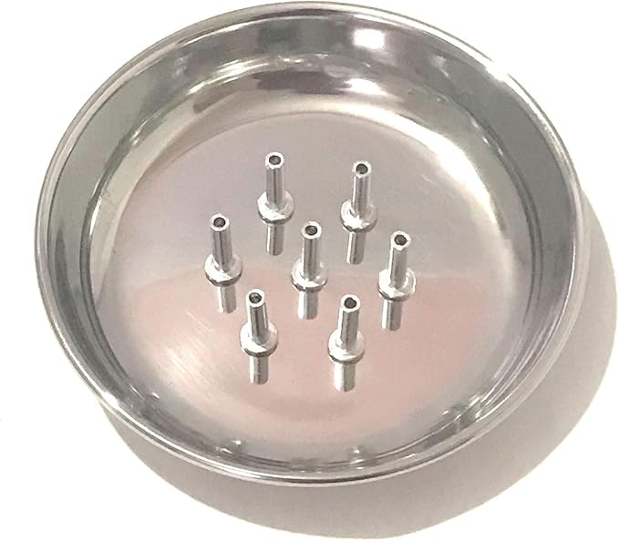 DBY Incense Stick Holder Plate Agarbatti Stand Stainless Steel Incense Holder with ash Catcher Plate (Pack of 1) Traditional Religious and Spiritual Use and Also for Ethnic Festival for Multipurpose