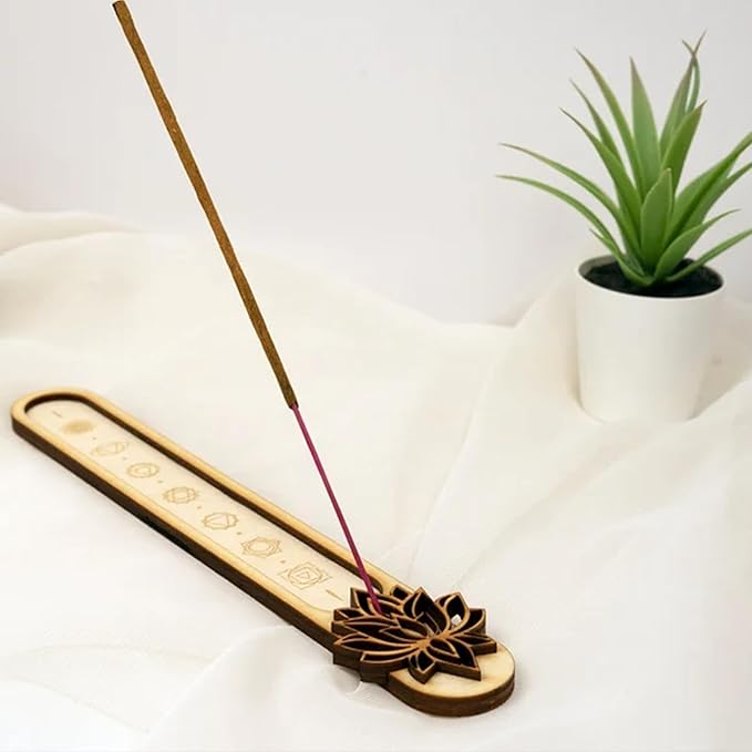 Incense Holder, Ash Catcher, Meditation Accessories, Spiritual Ornaments, Enhance Meditation Yoga Meditation Spa Room Decoration(Lotus)