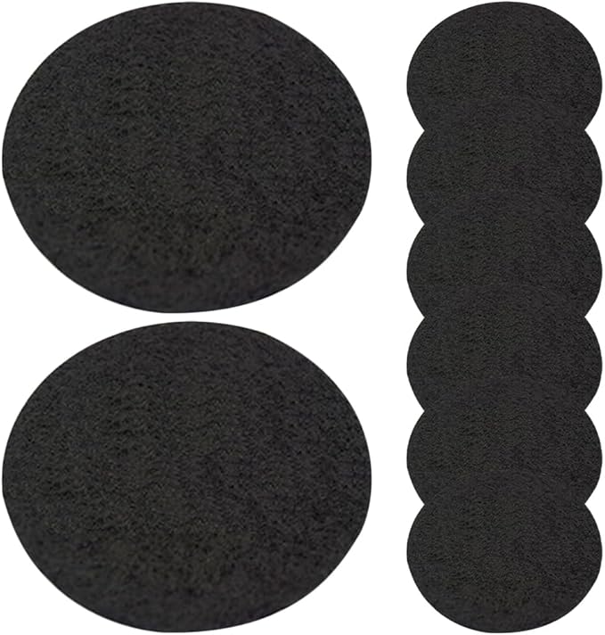VILLCASE Incense Burner Catcher Pad, 3.3 inch Heat Resistant Mat for Incense Burners Fire Retardant Cotton with Aluminum Backing Ideal for Home Use