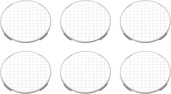 PATIKIL 6Pcs Incense Burner Pads, 7cm Stainless Steel Web Shape Burner Mesh Screen Use for Yoga Spa Room Home Office