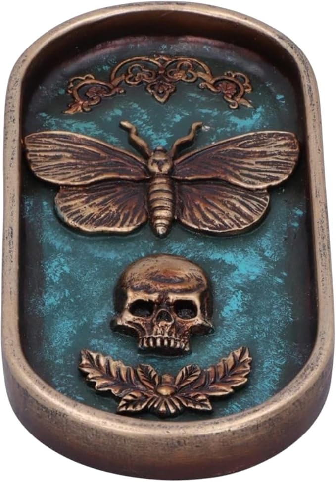 Death's Head Incense Holder 17cm