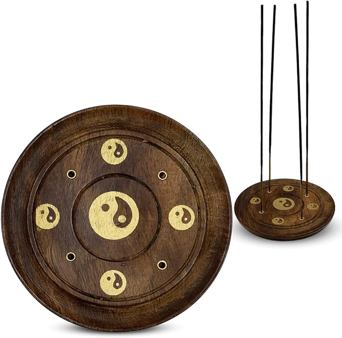 Incense Burner Holder Plate Tray Disk for Sticks Cones Ash Catcher Style #1