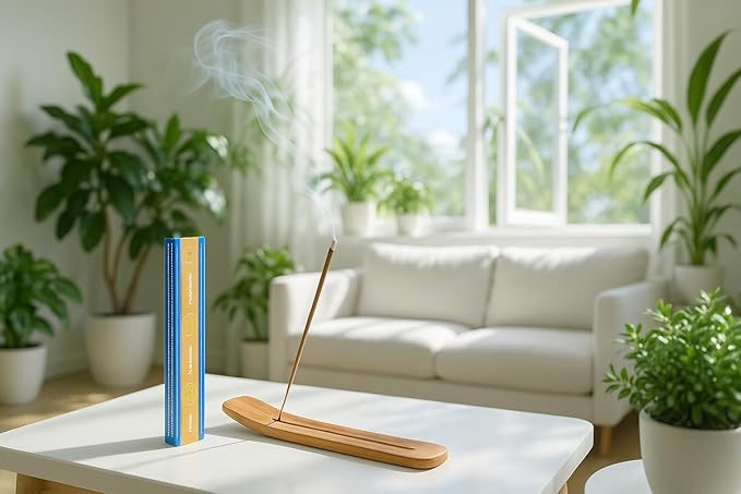 Satya Nag Champa Sandalwood 15grams x 2 Packs Incense Sticks with Seedlink Incense Sticks Holder for Positivity, Meditation, Relaxation, Yoga, Healing