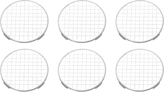 PATIKIL 6Pcs Incense Burner Pads, 6cm Stainless Steel Web Shape Burner Mesh Screen Use for Yoga Spa Room Home Office