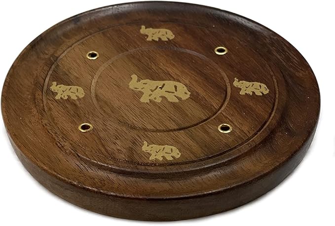 Incense Burner Holder Plate Tray Disk for Sticks Cones Ash Catcher Style #2