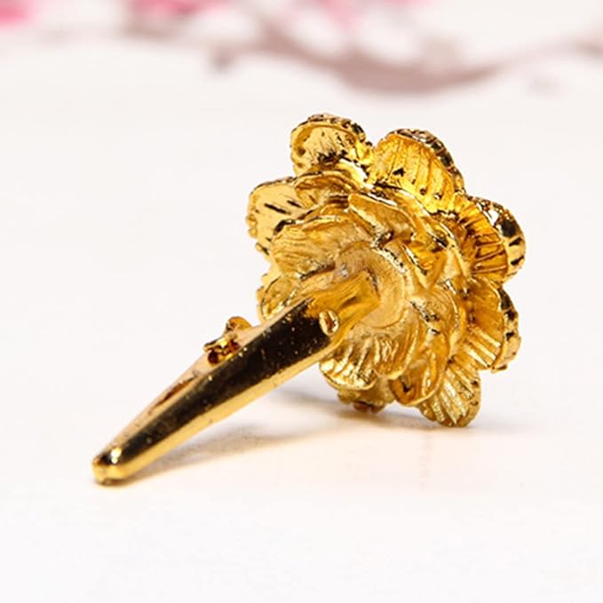 Healifty Buddha Hand Incense Clip with Base 2-Pack 1.18 Inch Metal Coil Incense Holder for Meditation Yoga Home Fragrance and Buddhist Decor