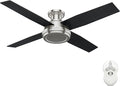 Hunter Dempsey, Indoor, Ceiling Fan, No Light, 52 inch, Brushed Nickel