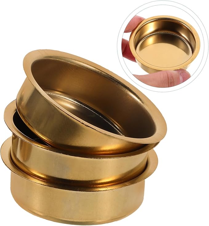 ABOOFAN 6-Pack Incense Burner Replacement Inner Disks 2.36 Inch Round Metal Plates for Arabic Censer Aromatherapy Incense Holder Accessories