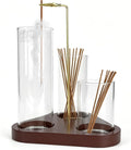 3 in 1 Incense Holder, Incense Burner, Insence-Stick Holder Mess-Free Incense Burner Holder, Ideal for Meditation, Yoga, Relaxation, and Home Decor - Anti-Ash Flying