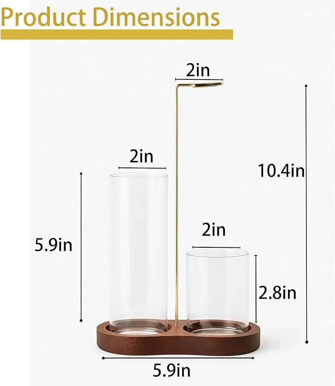 Incense Holder, 2 in 1 Insence Stick Holder, Incense Burner Holder with Storage, Incense Holder for Sticks with Removable Glass Ash Catcher for Yoga, Spa, Meditation, Wooden Home Decor