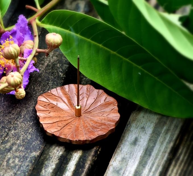 The Ultimate Zen Masterpiece: PW CO 4-Piece Hand-Carved African Sandalwood Incense Holder Ritual Set