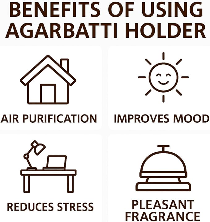 Pure Source India Aluminum Agarbatti Stand New Year Gifts (10 x 3.25 x 2 inch, Silver)