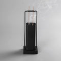 Incense Burner Holder for Sticks, [New Upgraded-Two Black Clip] Upside Down Incense Burner with Removable Glass Ash Catcher Anti-Ash Flying