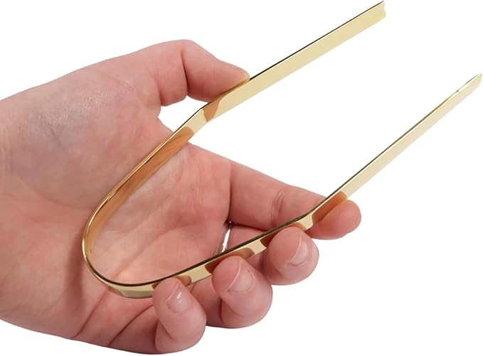 Needzo Brass Incense Spoon and Tong Set, Catholic Church Supplies, 3.75 and 6 Inches