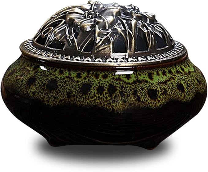 Ceramic Home Decoration Incense Sticks or Cones Burner Porcelain Incense Holder