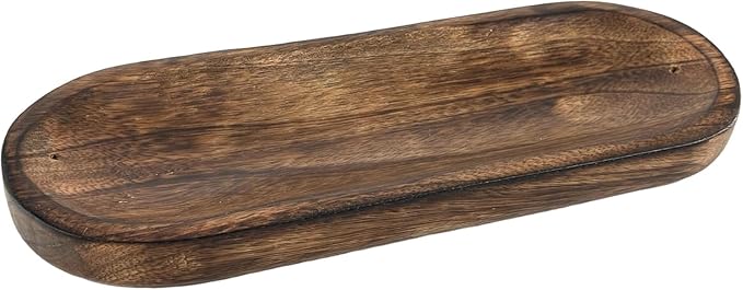 Incense Holder-Incense Burner/Ash Catcher-Handmade Wooden Incense Stick Tray Home- Meditation & Yoga Great Gift Table Décor (11"x 4" Inch)