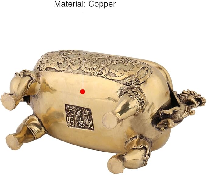 Charcoal Incense 1Pc Incense Holder Antique Bronze Copper Chinese Dragon Incense for Home Decoration