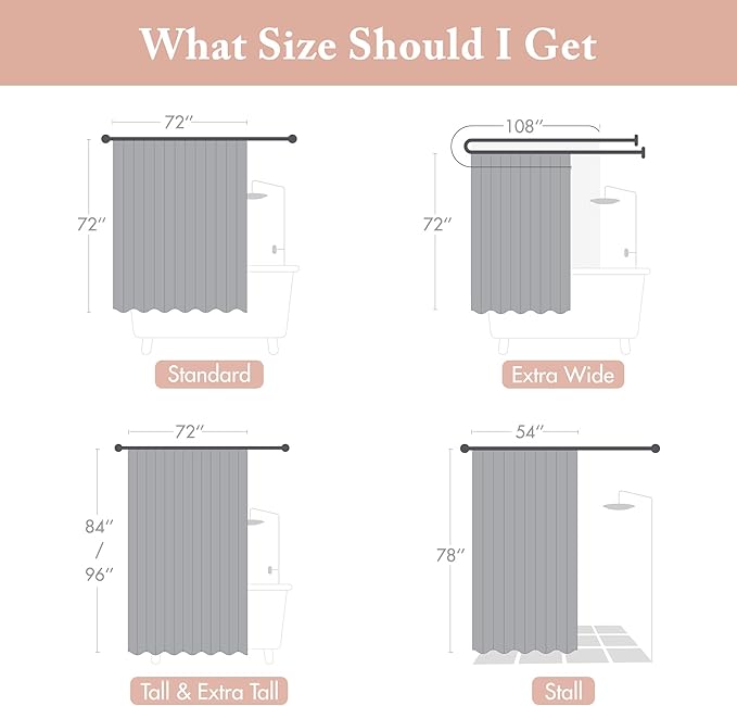 Madison Park Amherst Bathroom Shower Curtain Faux Silk Pieced Striped Modern Microfiber Bath Curtains, 72x84 Inches, Coral