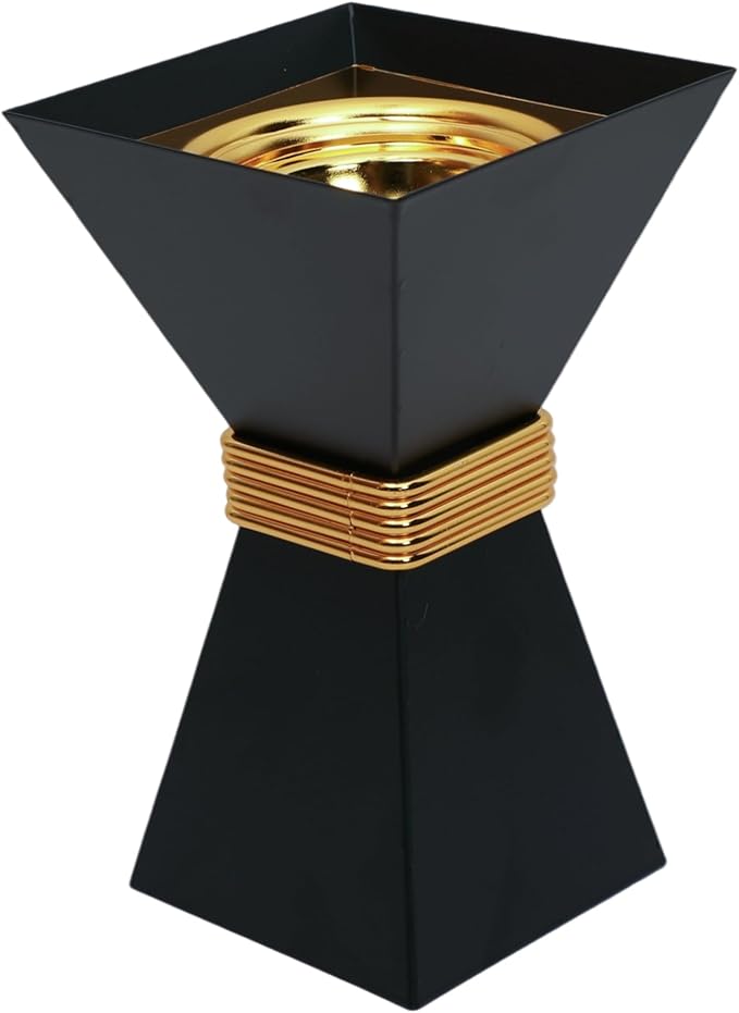 Incense Burner Frankincense Charcoal Incense Stand Metal Vintage Aroma Lamp Incense Holder Iron Home Scented Tabletop（Black）