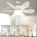 20.5"Socket Fan Light with Remote,E26 Base 40W/3000-6000K Dimming | Portable Small Screw in Ceiling Fan with Light Bulb for Bedroom,Kitchen,Garage,3Color Modes,1900LM 8-Level Dimming Brightness