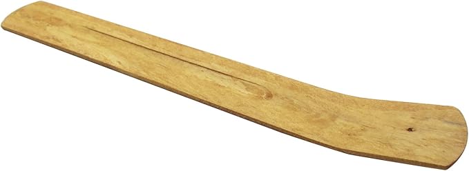 TRENDBOX 20pcs Handmade Plain Wood Wooden Incense Stick Holder Burner Ash Catcher Natural Design Buddhist
