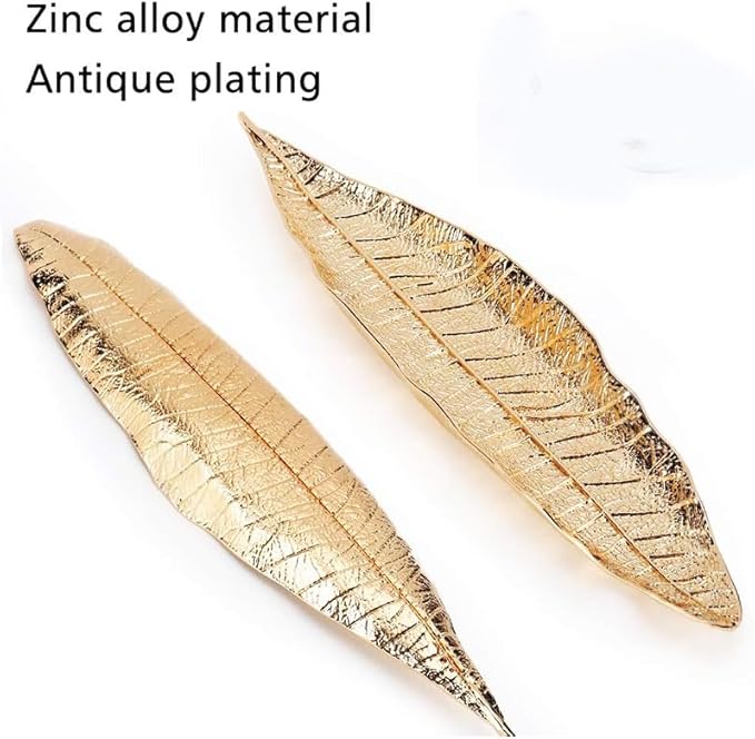 Zen Leaf Incense Burner with Ash Catcher - Compact Zinc Alloy Golden Tray for Meditation, Yoga & Home Decor, Portable Spiritual Aromatherapy Holder