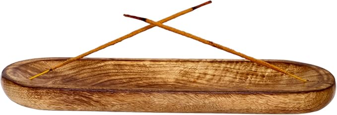 Nature's Own Incense Holder or Burner, Modern Holder for Sticks, Insence-Stick | Incense Holder Ash Catcher or Stick Holder for Home, Wooden Tray for Gifting