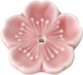 Cherry Blossom Incense Stick Holder with Plate, Made in Japan