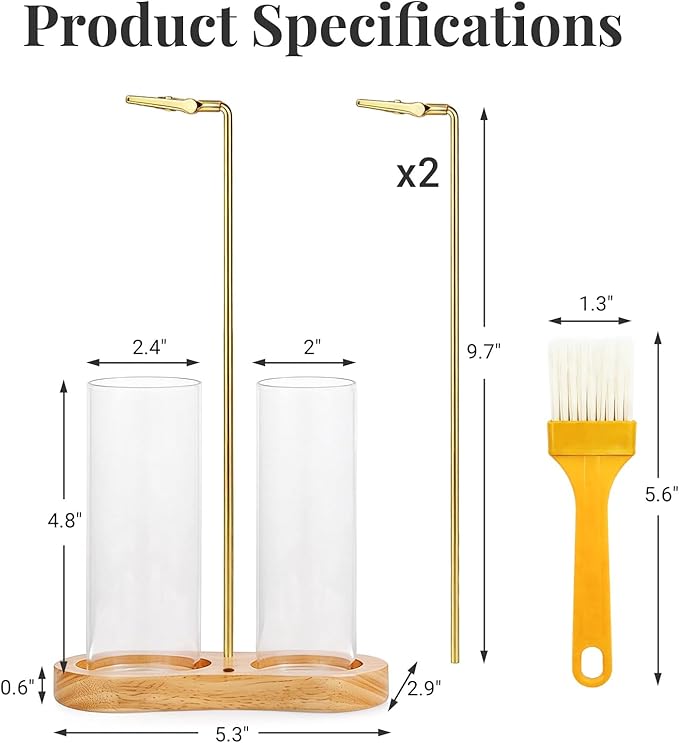 Glass Incense Holder, 2 in 1 Hanging Incense Burner Holder with Ash Catcher & Storage | Cute Boho Decor for Meditation, Yoga, Spa | Stick Incense Holder, Censer, Incense Tray Alternative (Natural)