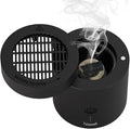 Mini Incense Burner Bakhoor Portable Rechargeable USB Aromatherapy Diffuser, 120 Second Burn Time, Arabic Electronic Incense Holder, Home Decor (Black)