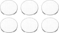 PATIKIL 6Pcs Incense Burner Pads, 7.5cm Stainless Steel Web Shape Burner Mesh Screen Use for Yoga Spa Room Home Office