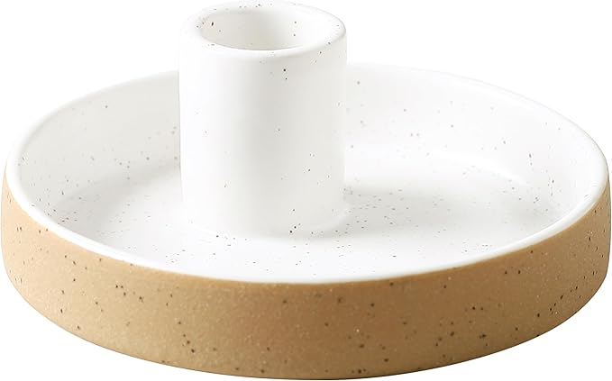 Palo Santo Holder, Ceramic Incense Holder for Palo Santo Sticks, Scent Wood Stand and Ash Catcher, Simple, Sturdy and Well Made Incense Burner, Modern Terracotta