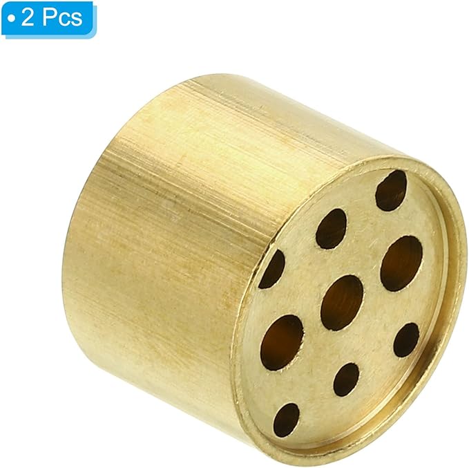 PATIKIL Incense Holder, 2 Pack Brass Incense Cone Burner Stick Holder with 9 Holes Incense Stand Base for Yoga Spa Room Home Office, 0.8" Dia. 0.6" Tall
