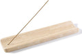 Koville Marble Incense Holder, Incense Holder for Sticks, Incense Sticks Holder Ash Catcher for Meditation Yoga SPA, Natural Stone Incense Burner, Home Table Decor (Travertine)