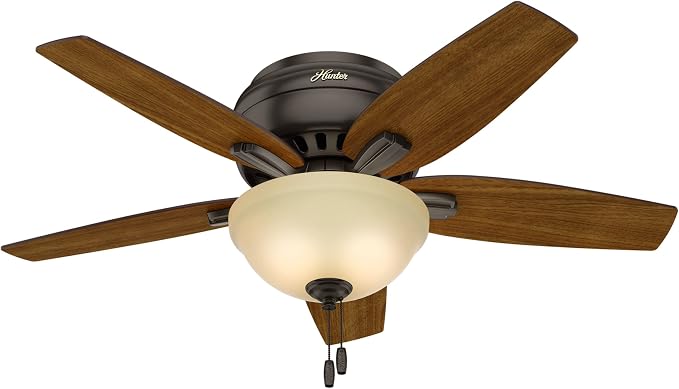Hunter Newsome, Indoor, Ceiling Fan, Pull Chain, 42 inch, Premier Bronze