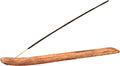 Incense Garden Wooden Incense Holder for Sticks with Inlays of Brass Plain 10 inches Long