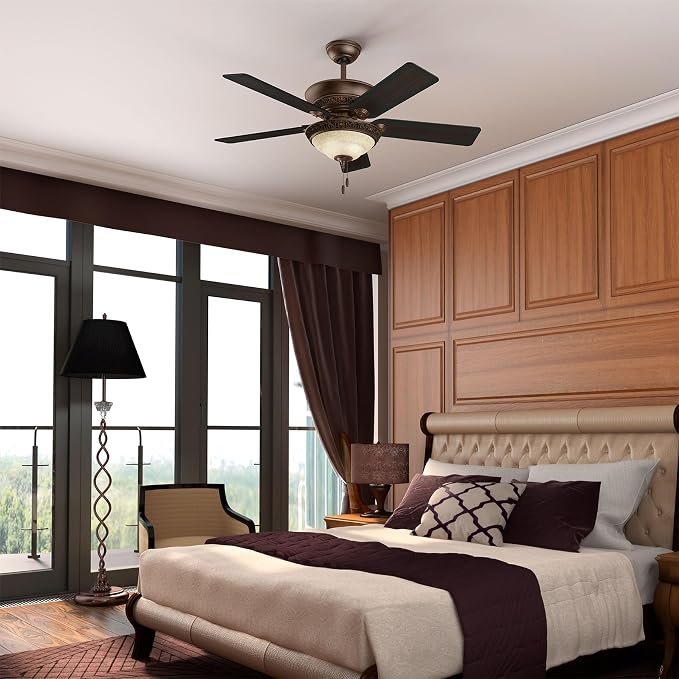 Hunter Italian Countryside, Indoor, Ceiling Fan, 52 inch, P.A. Cocoa