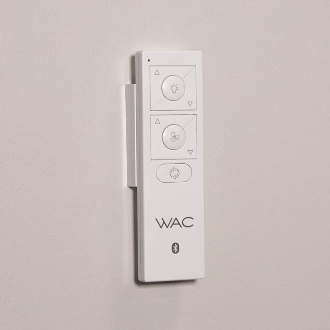 WAC Lighting Swirl 3-Blade Aluminum Smart Ceiling Fan in Soft Brass/Matte Black